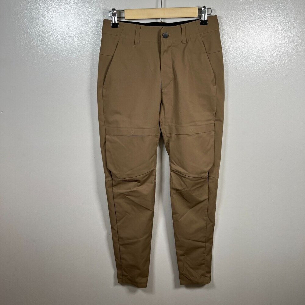 Lululemon Mile View Pant Mens Size 28 Frontier Brown Travel Work Water Repellent